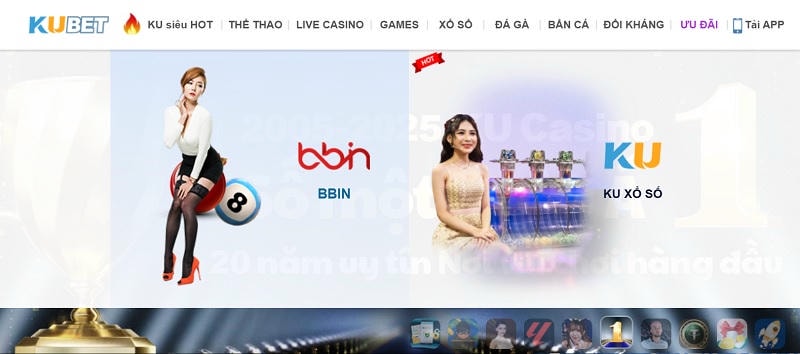 Giới thiệu sảnh BBin Lottery Kubet