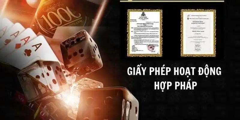 Có giấy phép hoạt động hợp pháp và minh bạch